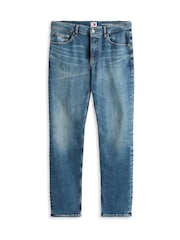 Tommy Jeans Blue Slim Ryan Faded Straight Leg Jeans - Image 4 of 4