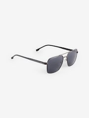 BOSS Black Rectangular Sunglasses - Image 1 of 1