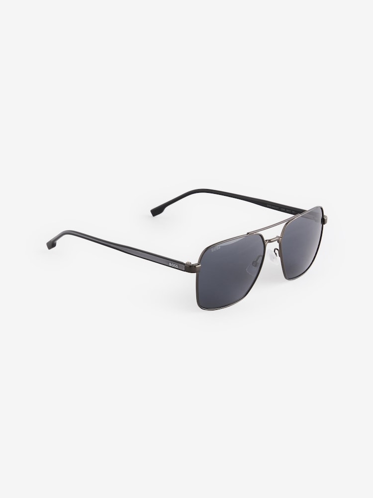 BOSS Black Rectangular Sunglasses - Image 1 of 1