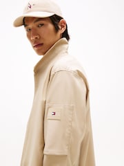 Tommy Hilfiger Natural Technical Shacket - Image 4 of 6