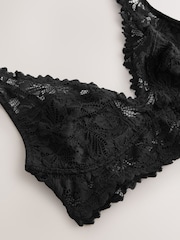 Black Non Pad Non Wire Lace Ultimate Comfort Bra - Image 5 of 6