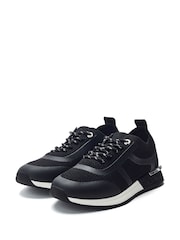 Moda in Pelle Dyonna Lace-Up Knit Trainers - Image 2 of 4