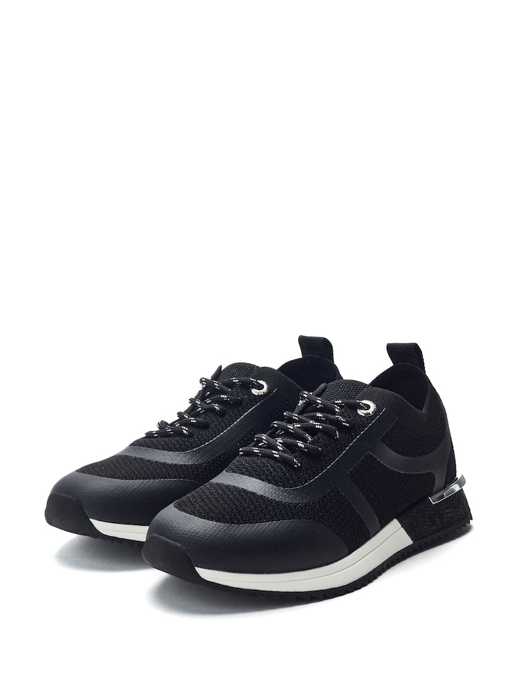 Moda in Pelle Dyonna Lace-Up Knit Trainers - Image 2 of 4