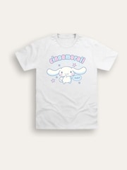 Brand Threads White Girls Cinnamoroll 100% Cotton T-Shirt - Image 2 of 3