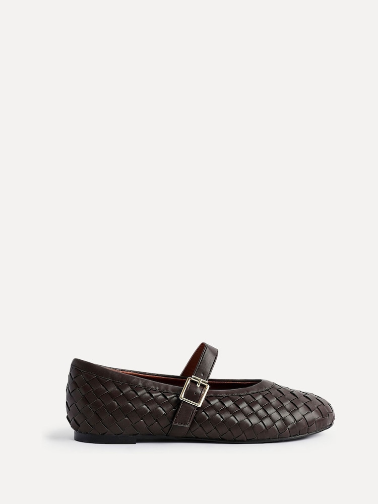 Linzi Brown Daily Woven Ballet Flats With Buckle - Image 5 of 5 Linzi Brown Daily Woven Ballet Flats With Buckle - Image 5 of 5