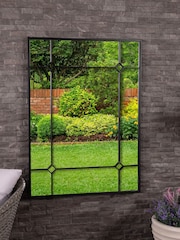 Charles Bentley Black Budapest Rectangular Detail Mirror - Image 1 of 6