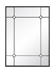 Charles Bentley Black Budapest Rectangular Detail Mirror - Image 5 of 6