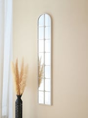 Charles Bentley White San Marino Arch Window Style Tall Mirror - Image 3 of 6