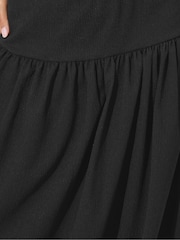 PixieGirl Petite Black Bubble Hem Skirt - Image 4 of 5