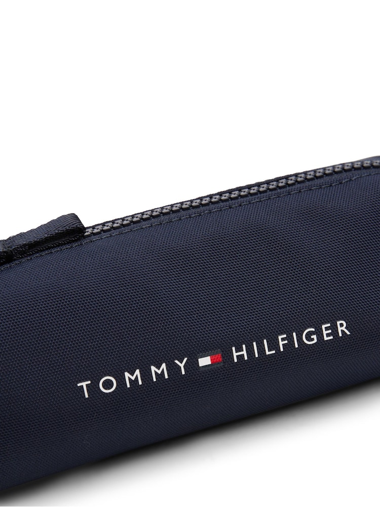 Tommy Hilfiger Blue Kids Essential Logo Pencil Case - Image 4 of 4