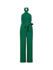 Yumi Cross Over Halter Neck Jumpsuit - Imagen 5 de 5