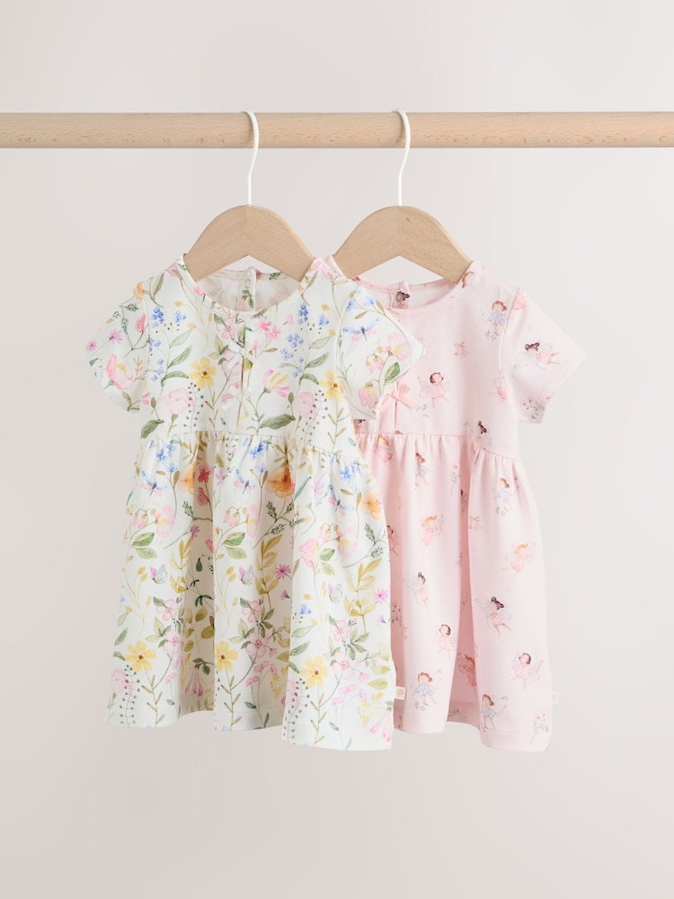 وردي جنية - Baby Short Sleeve Dress 2 Pack (0mths-3yrs) - صورة 1 من 12 وردي جنية - Baby Short Sleeve Dress 2 Pack (0mths-3yrs) - صورة 1 من 12