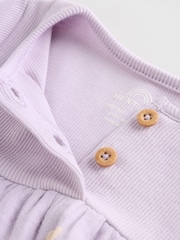 Purple/Pink Baby Woven Dress 2 Pack (0mths-3yrs) - Image 15 of 17