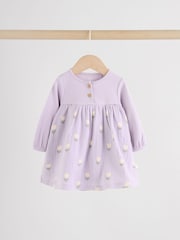 Purple/Pink Baby Woven Dress 2 Pack (0mths-3yrs) - Image 7 of 17
