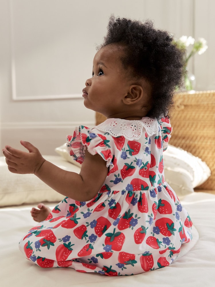 Robe en coton à motif - Rose - Fille - 2.75