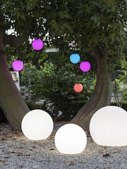 New Garden White Outdoor Buly Lighted Ball 50cm with Cable - Image 4 of 6