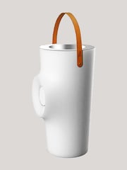 New Garden White Woody Illuminated Bottle Rack Solar Charging with Rechargeable Battery - Image 2 of 6