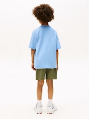 Tommy Hilfiger Blue Mixed Logo Raglan Sleeve T-Shirt - Image 2 of 5