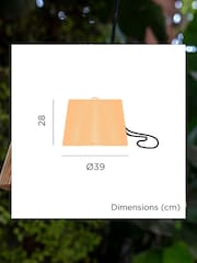 New Garden Brown Okinawa Hanging Cordless Pendant Lamp - Image 6 of 6