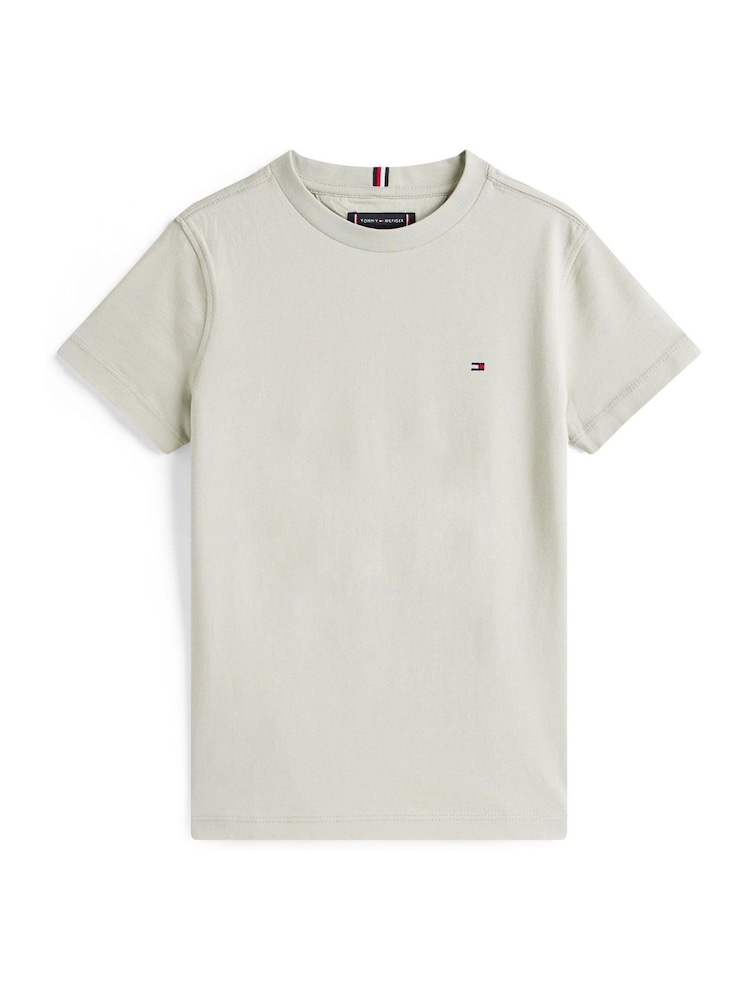 Tommy Hilfiger Flag Embroidery Crew Neck T-Shirt - Imagen 5 de 5
