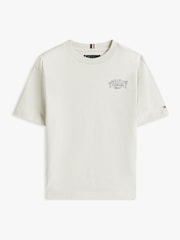 Grün - Tommy Hilfiger Varsity Back Graphic T-Shirt - Bild 5 von 5