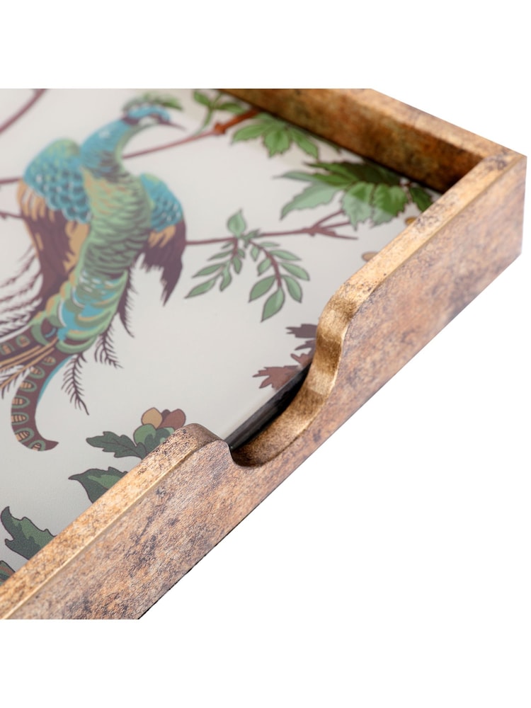 Laura Ashley Set of 4 Gold Antiqued Attleton Glass Placemats - Image 6 of 6 Laura Ashley Set of 4 Gold Antiqued Attleton Glass Placemats - Image 6 of 6