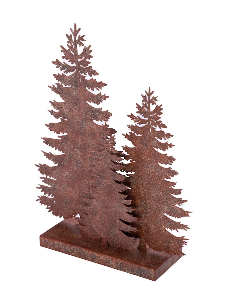 Laura Ashley Bronze Rust Tree Woodland Silhouette Ornament - Image 2 of 5 Laura Ashley Bronze Rust Tree Woodland Silhouette Ornament - Image 2 of 5