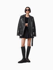 AllSaints Black Tulip Skirt - Image 3 of 8
