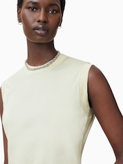 AllSaints Cream Imogen Tank Top - Image 3 of 6