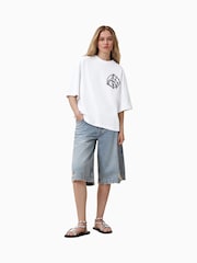 AllSaints White Anatomica Amelie 100% Organic Cotton T-Shirt - Image 3 of 6