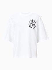 AllSaints White Anatomica Amelie 100% Organic Cotton T-Shirt - Image 6 of 6