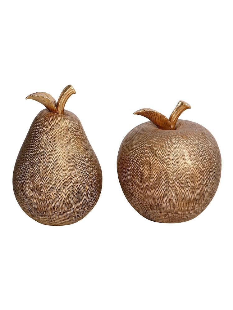 Laura Ashley Bronze Large Textured Pear Ornament - Image 5 of 5 Laura Ashley Bronze Large Textured Pear Ornament - Image 5 of 5