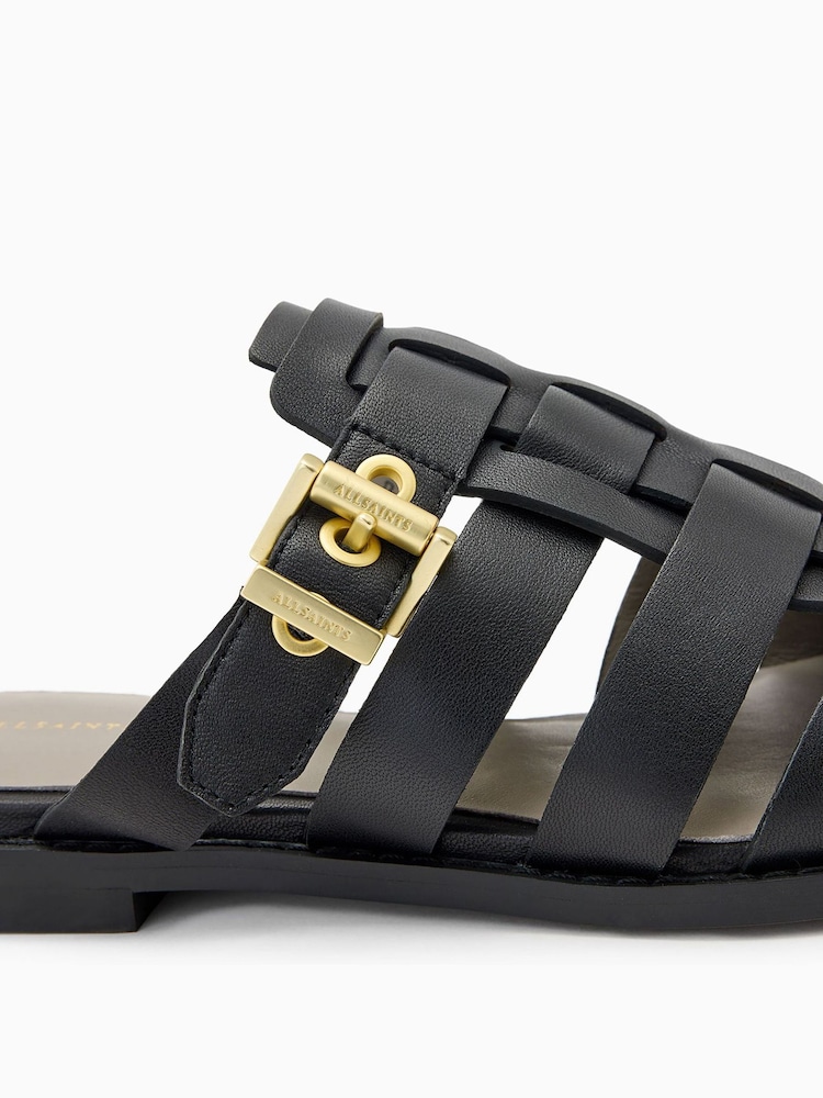 AllSaints Black Nala Mules - Image 5 of 5 AllSaints Black Nala Mules - Image 5 of 5