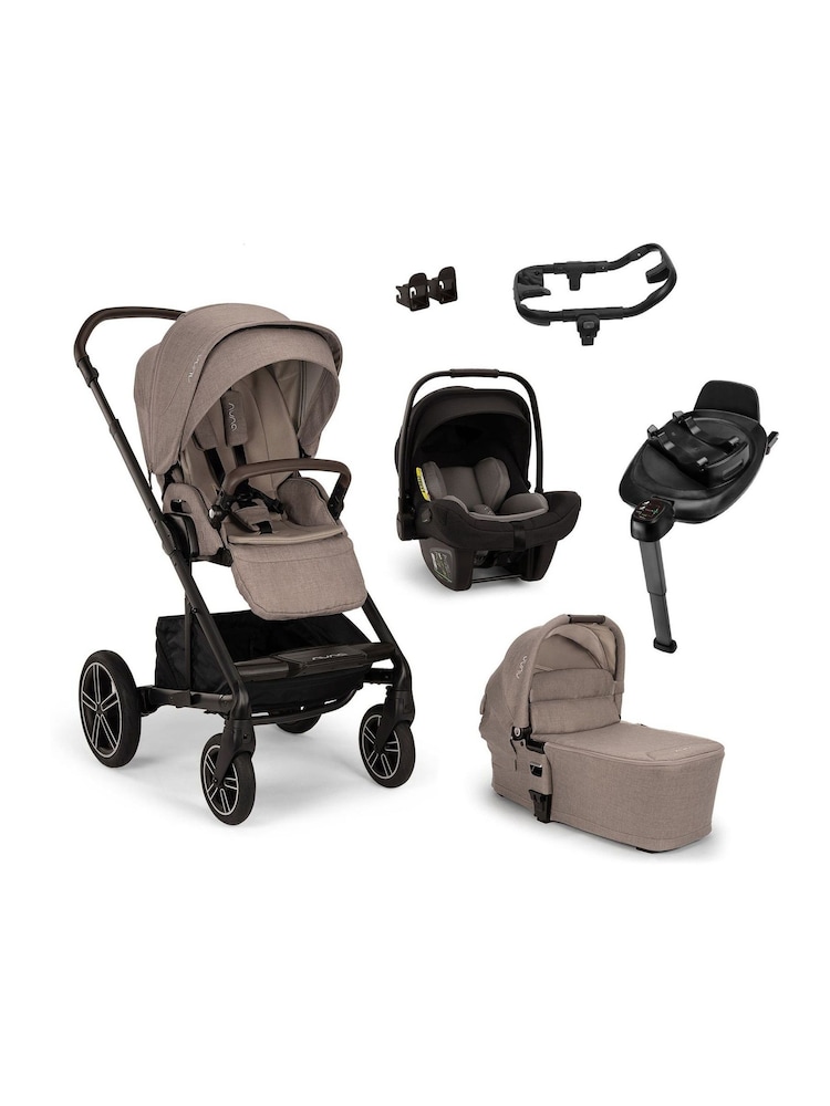 Nuna Tan Brown MIXX next PIPA Nursery Travel Bundle - Image 1 of 6 Nuna Tan Brown MIXX next PIPA Nursery Travel Bundle - Image 1 of 6