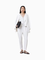 AllSaints White Tri Trousers - Image 1 of 8