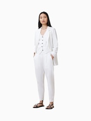 AllSaints White Tri Trousers - Image 5 of 8