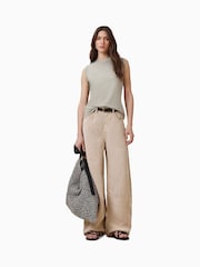 AllSaints Grey Imogen Tank Top - Image 1 of 7
