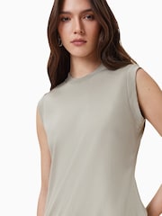 AllSaints Grey Imogen Tank Top - Image 2 of 7