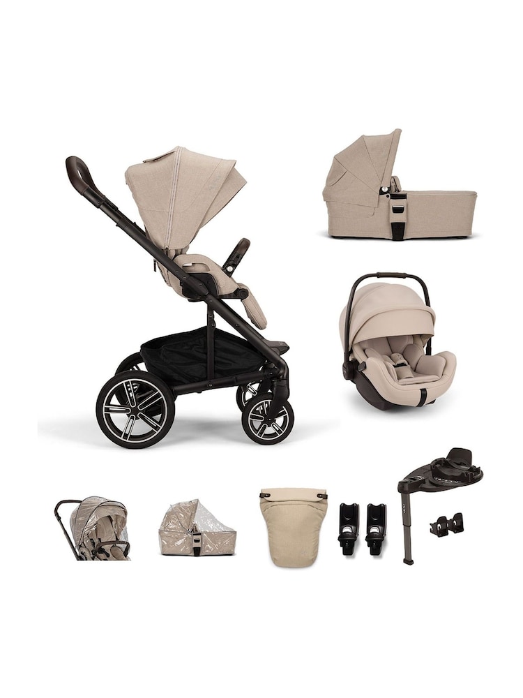 Nuna Cream MIXX Next ARRA Flex BASE Curv Nursery Travel Bundle - Image 1 of 6 Nuna Cream MIXX Next ARRA Flex BASE Curv Nursery Travel Bundle - Image 1 of 6