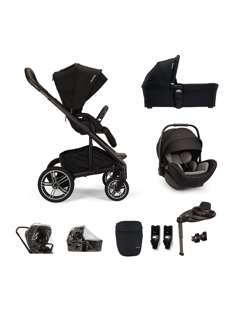 Nuna Black MIXX Next ARRA Flex BASE Curv Nursery Travel Bundle - Image 1 of 6 Nuna Black MIXX Next ARRA Flex BASE Curv Nursery Travel Bundle - Image 1 of 6