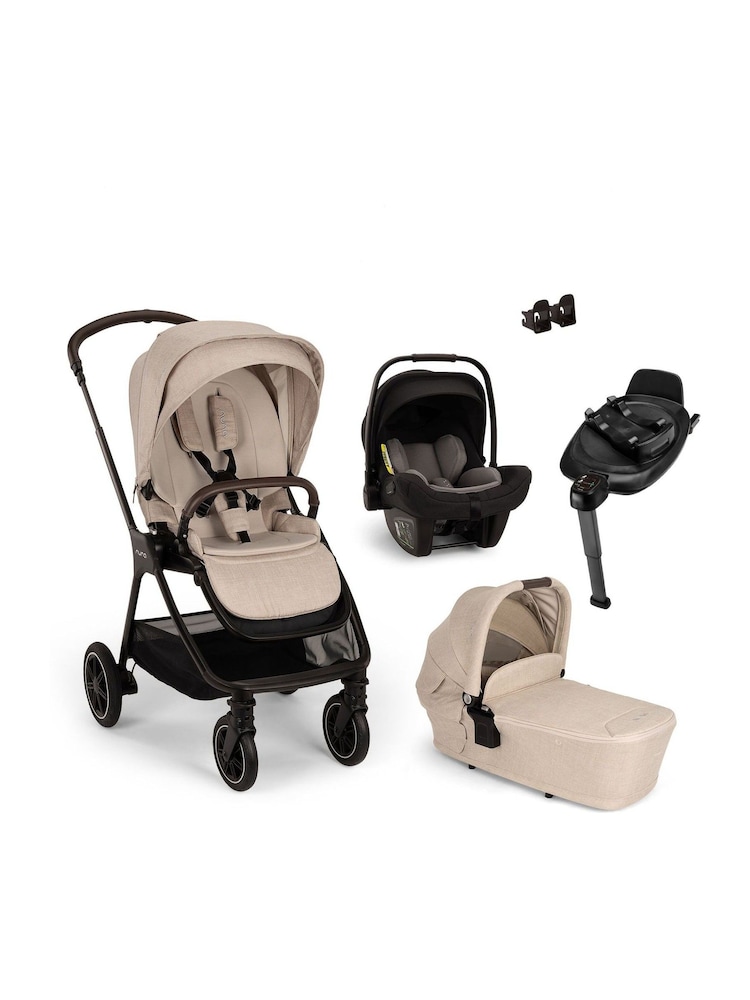 Nuna Cream TRIV Next PIPA next Nursery Travel Bundle - Image 1 of 6 Nuna Cream TRIV Next PIPA next Nursery Travel Bundle - Image 1 of 6