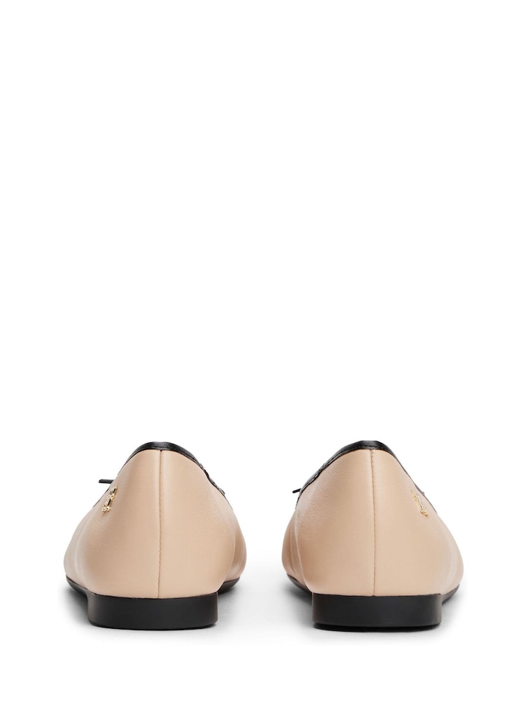 Tommy Hilfiger Leather Pointed Toe Slingback Ballerinas - Imagen 4 de 4