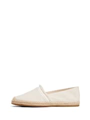 Tommy Hilfiger Natural Fringe Canvas Espadrilles - Image 2 of 4