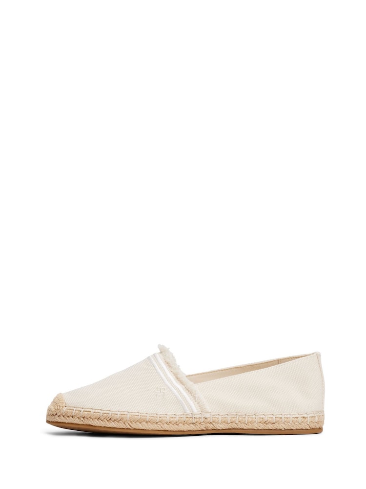 Tommy Hilfiger Natural Fringe Canvas Espadrilles - Image 2 of 4