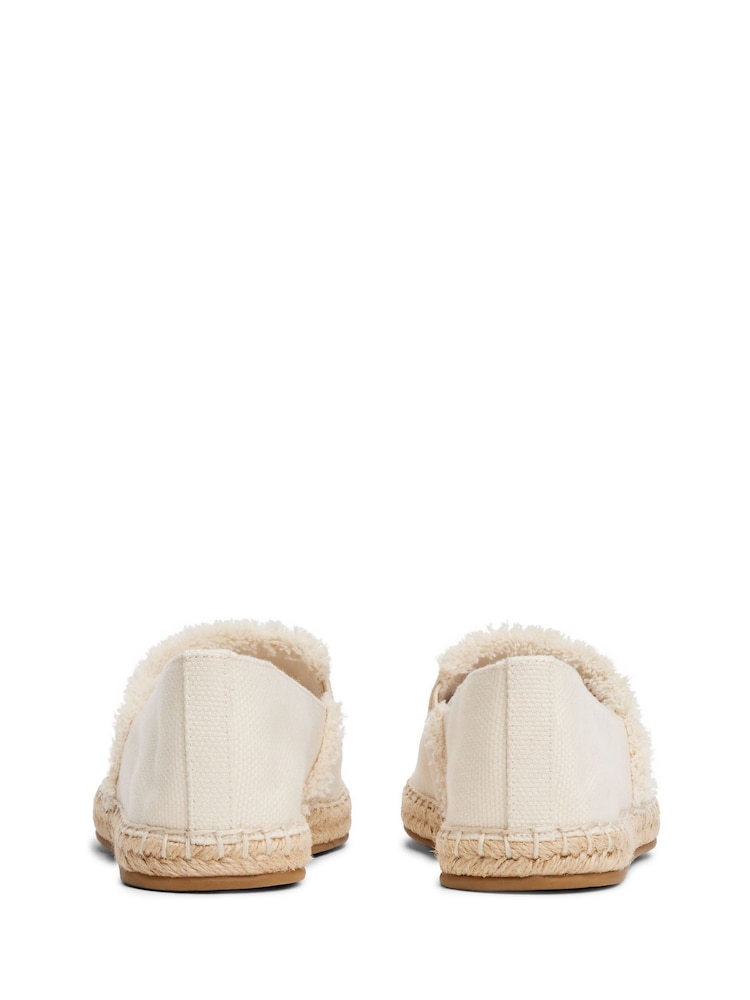 Tommy Hilfiger Natural Fringe Canvas Espadrilles - Image 4 of 4