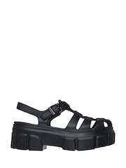 Skechers Black Foamies Cher Sandals - Image 1 of 5