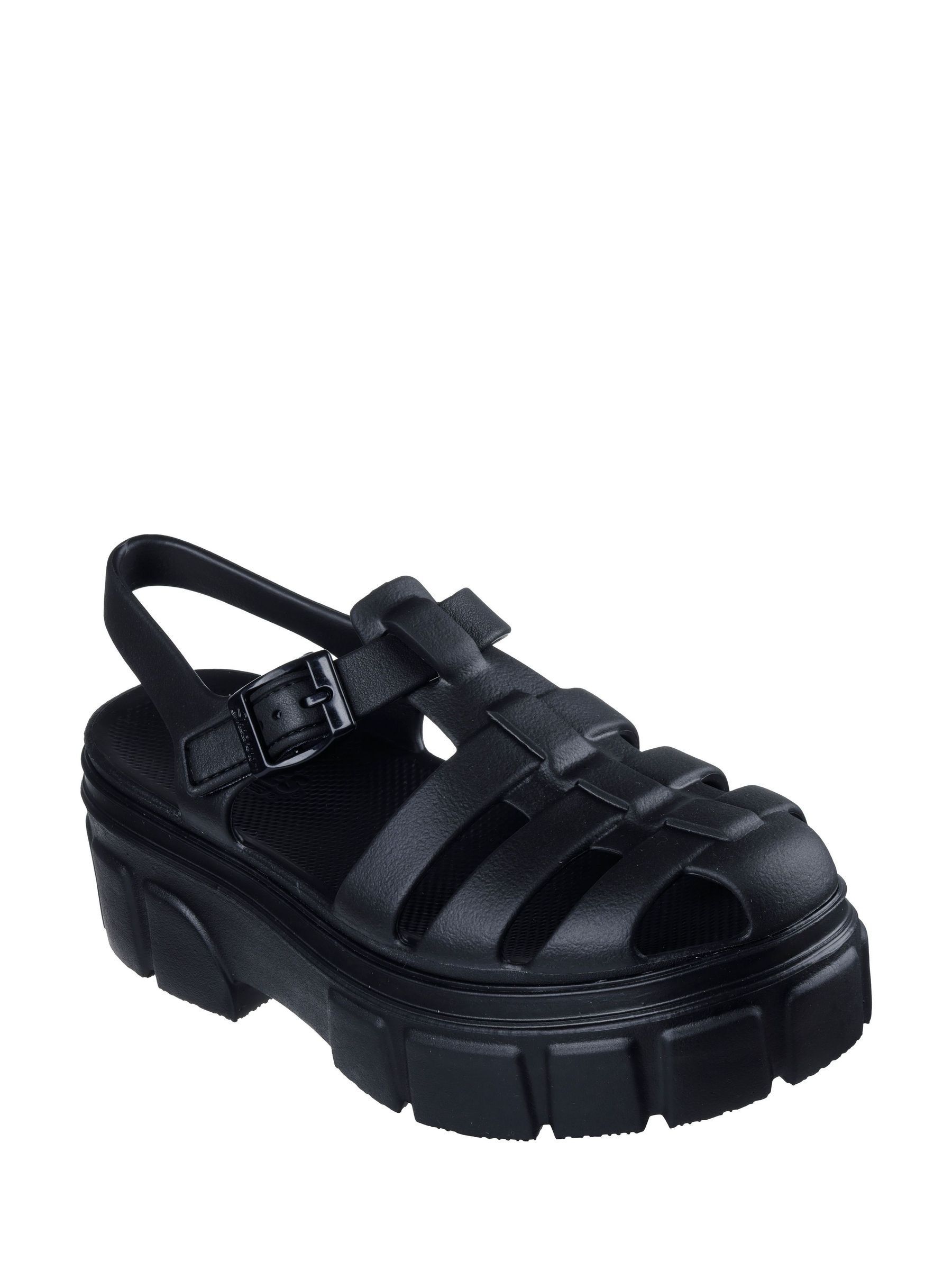 Buy Skechers Black Foamies Cher Sandals from Next USA