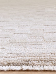 Beige Laurent Check Rug - Image 3 of 6
