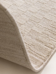 Beige Laurent Check Rug - Image 5 of 6