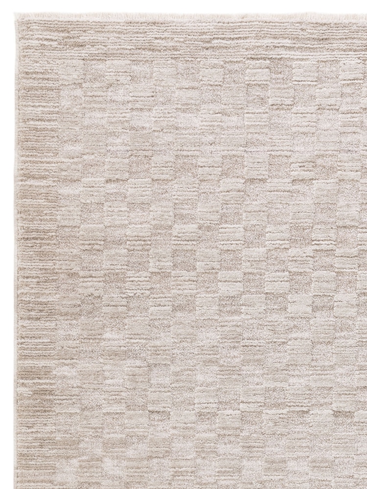 Beige Laurent Check Rug - Image 6 of 6